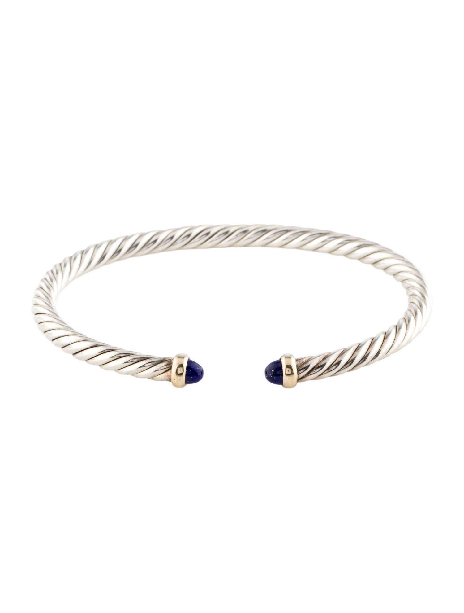 David Yurman Lapis Lazuli Cable Flex Cuff