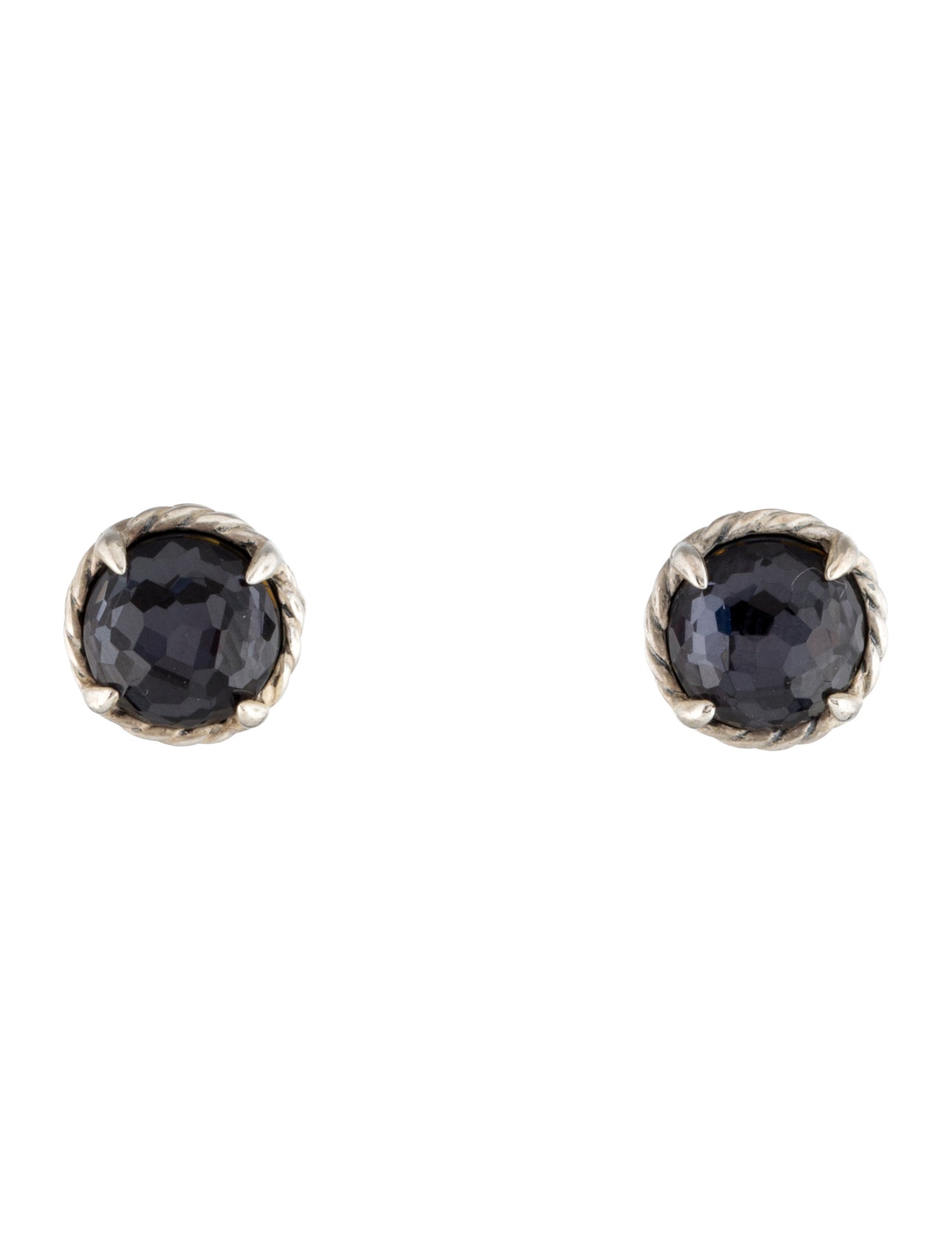 David Yurman Black Orchid Chatelaine Stud Earrings