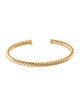 David Yurman 18K Cable Flex Cuff