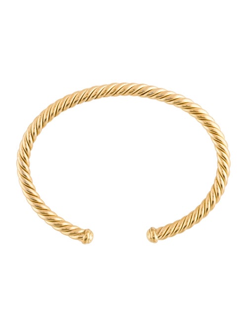 David Yurman 18K Cable Flex Cuff