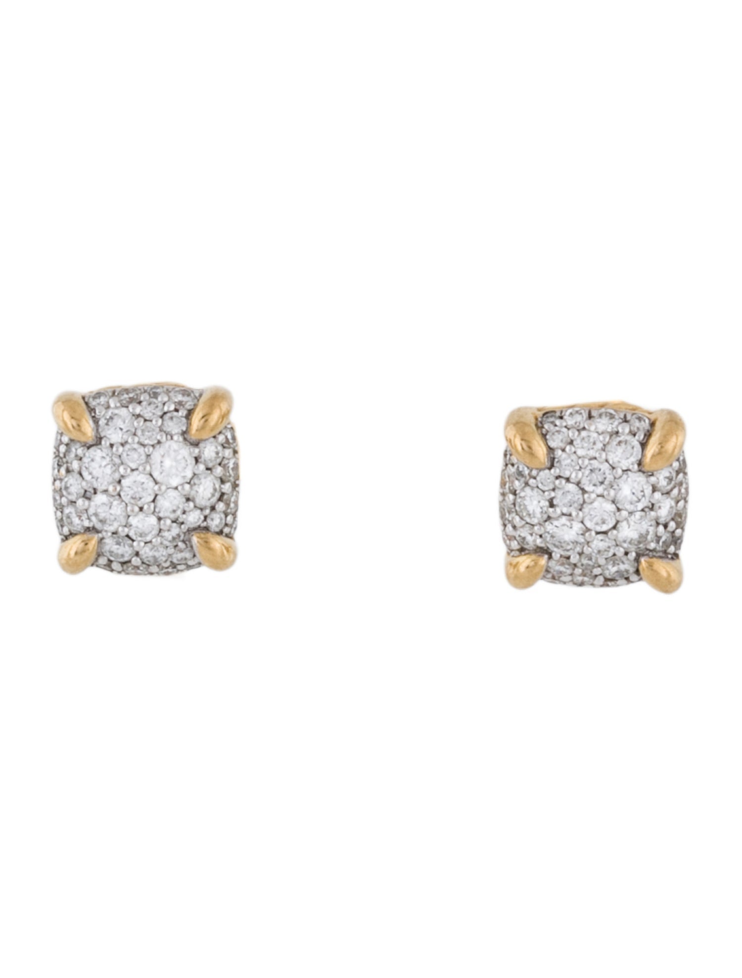 David Yurman 18K Diamond Chatelaine® Stud Earrings