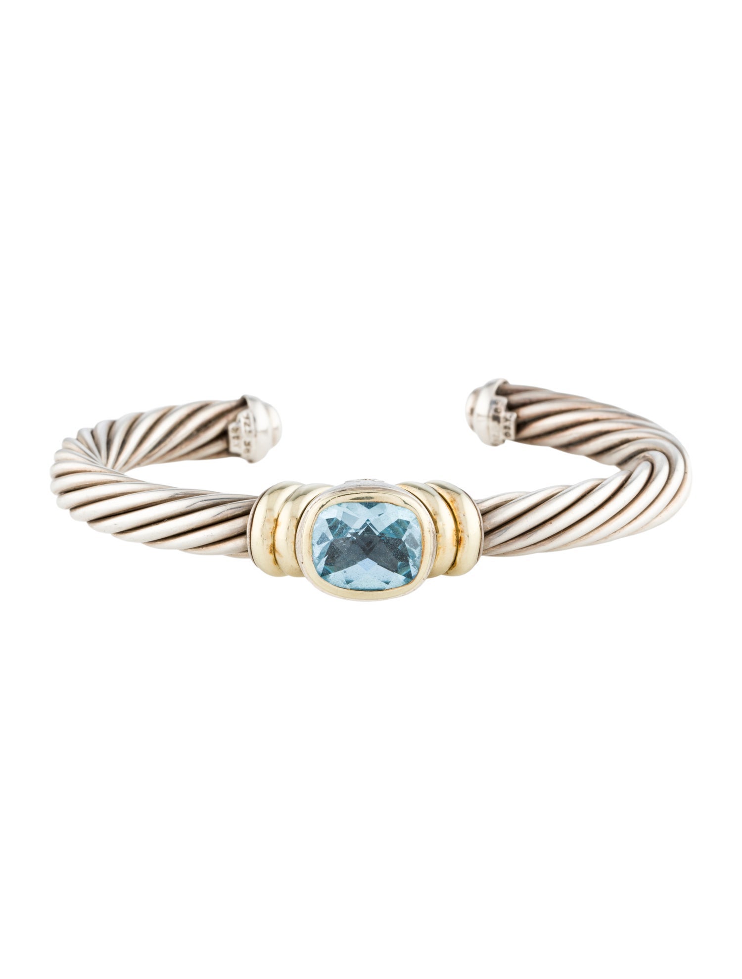 David Yurman Topaz Station Bracelet