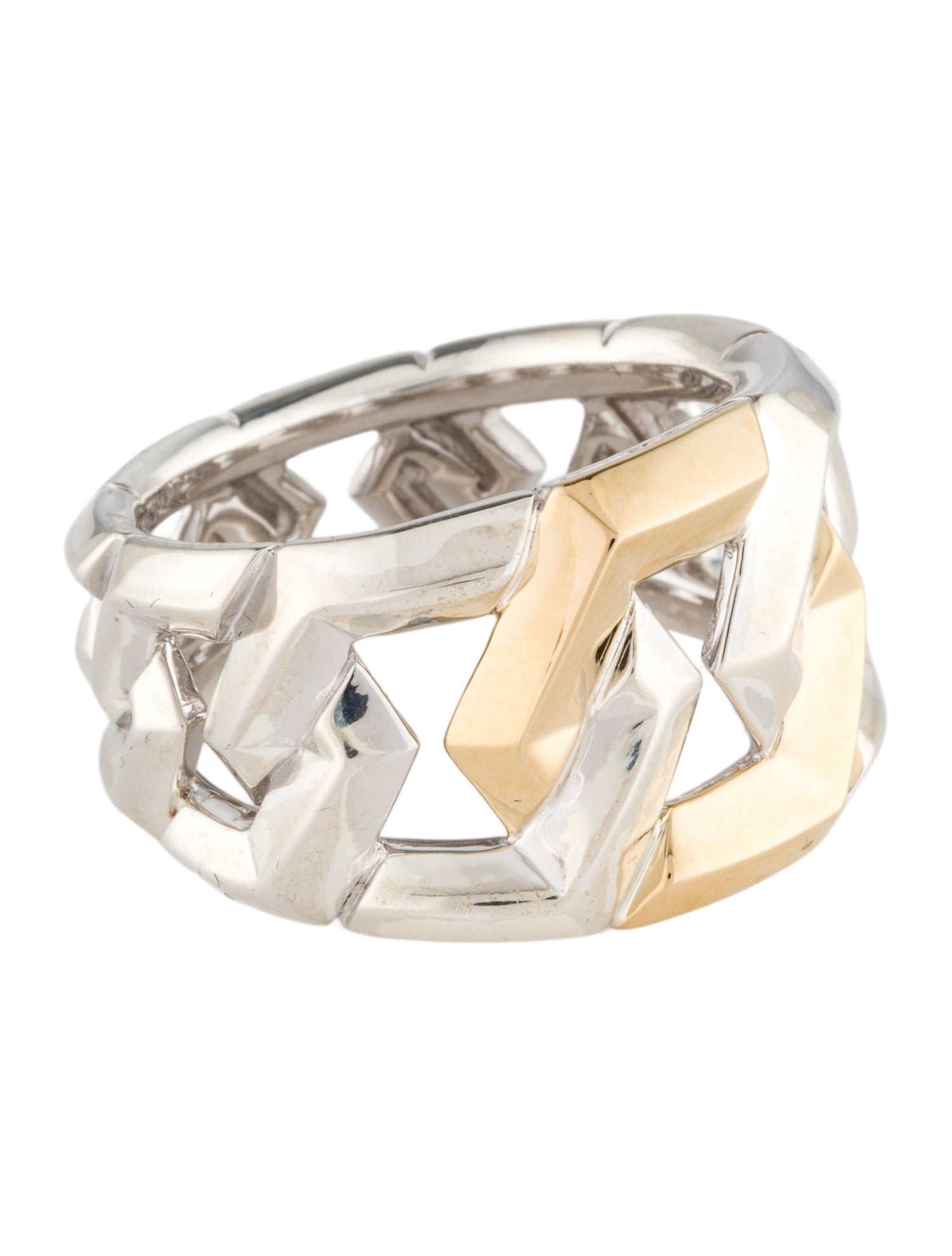 David Yurman Two-Tone Carlyle Ring