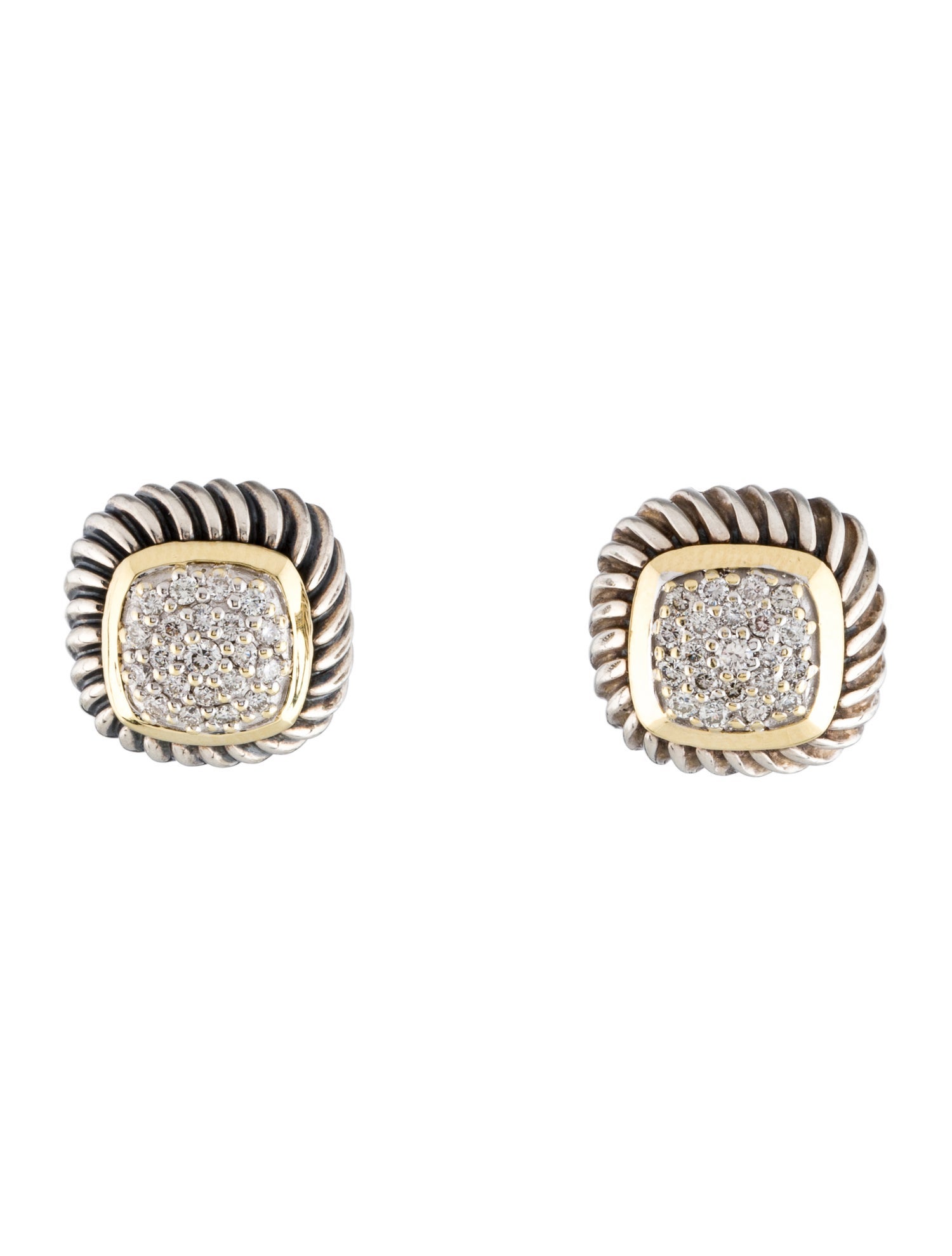 David Yurman Diamond Albion Studs
