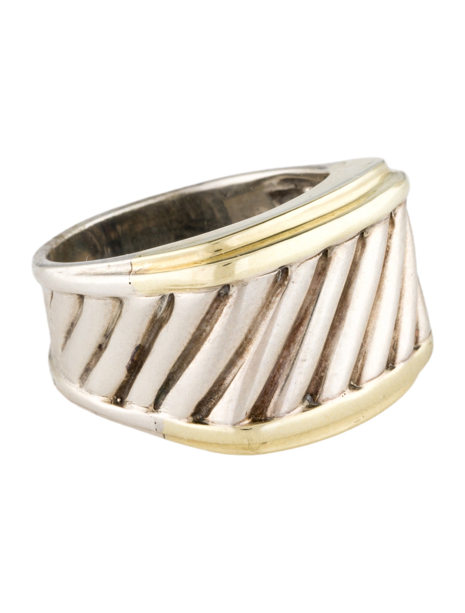 David Yurman Two-Tone Cable Classics Cigar Band