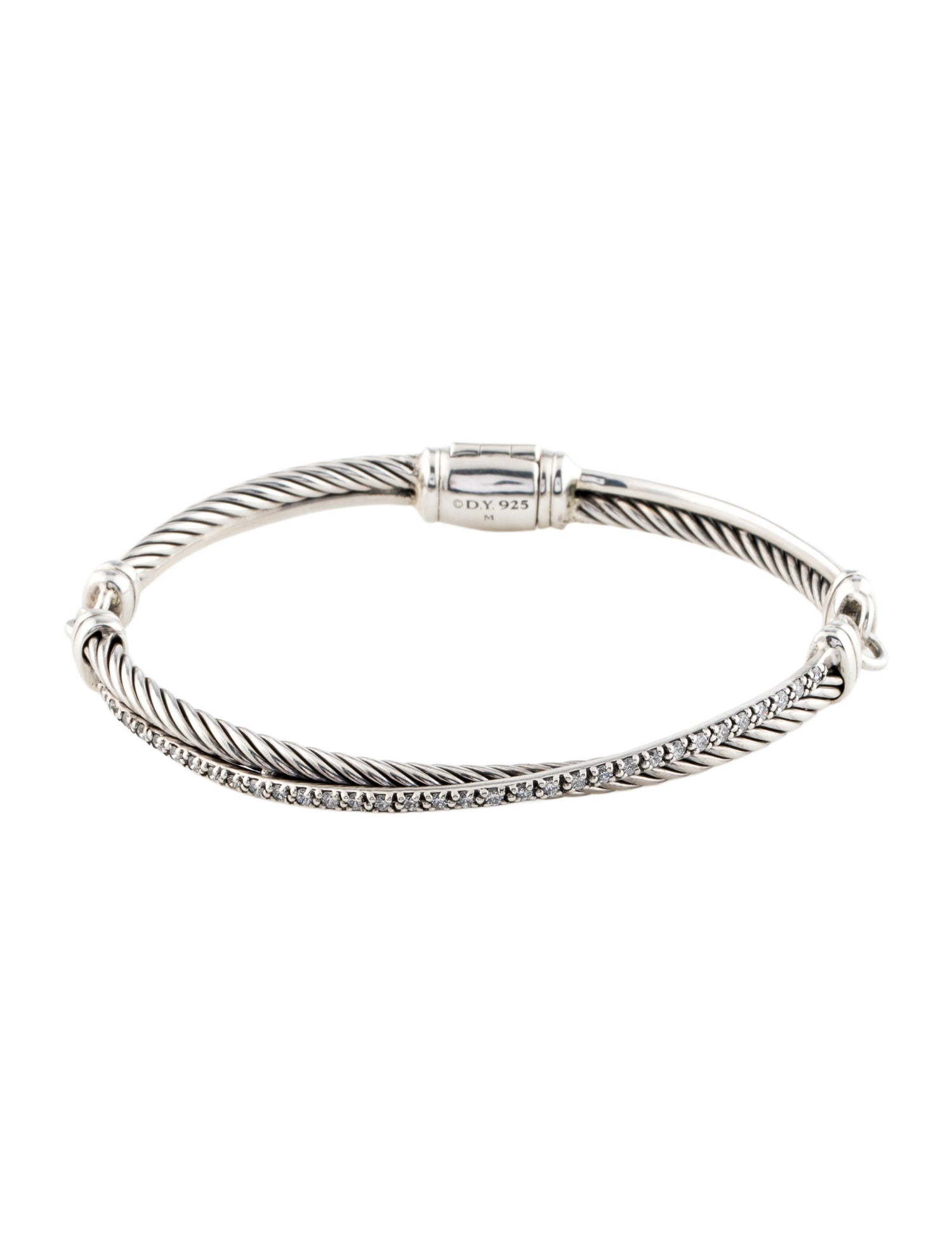 David Yurman Diamond Crossover Bangle