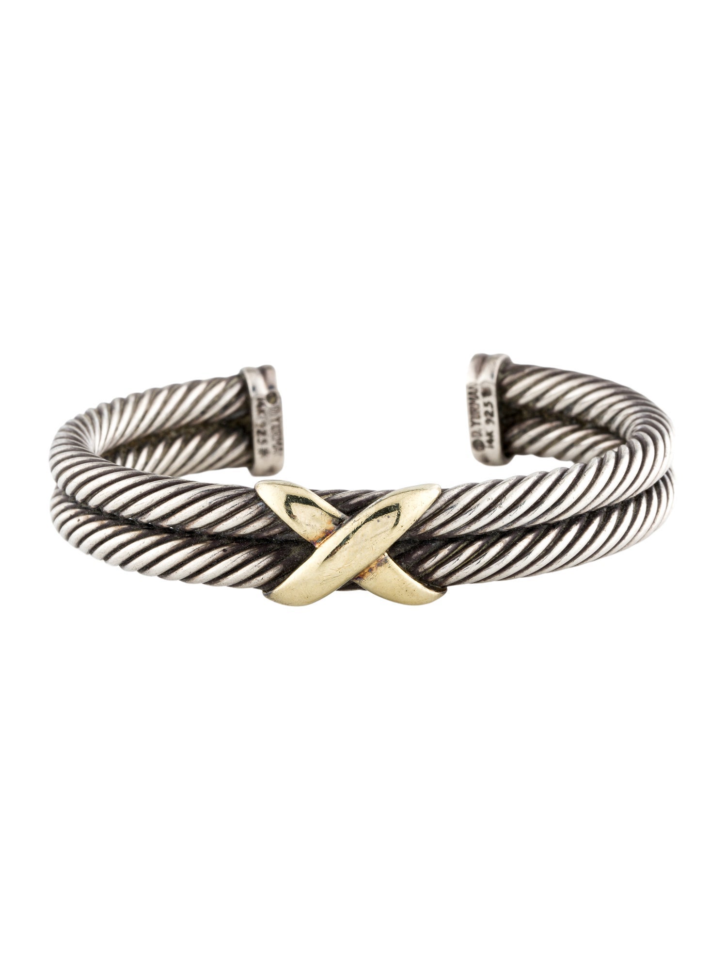 David Yurman Double Cable X Bracelet