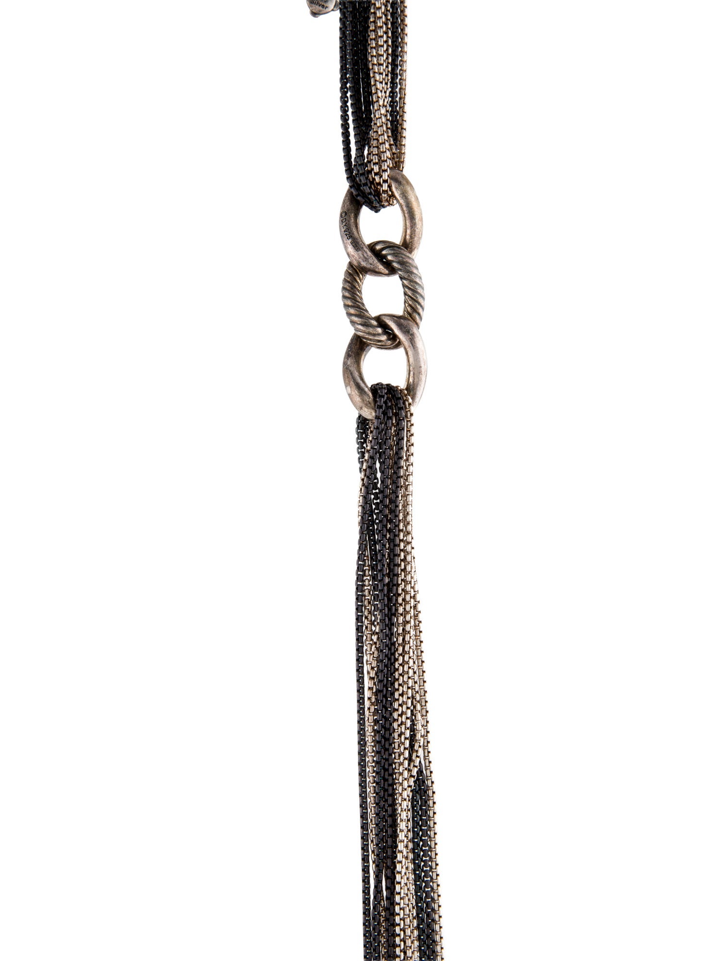 David Yurman Multistrand Curb Chain Link Necklace