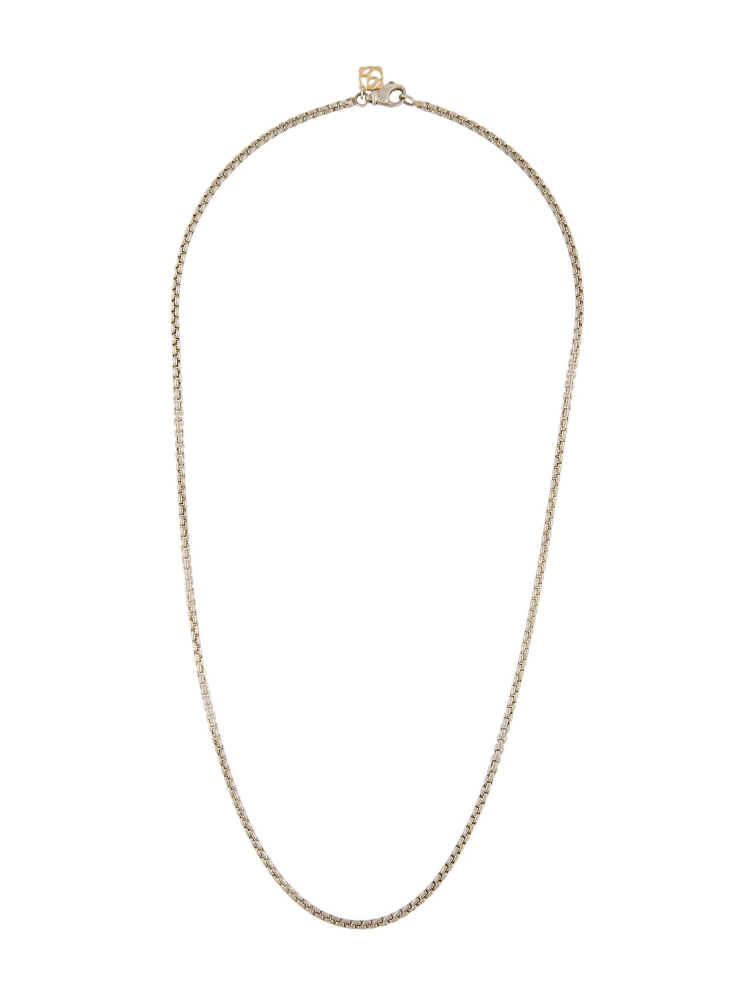 David Yurman Box Chain Necklace