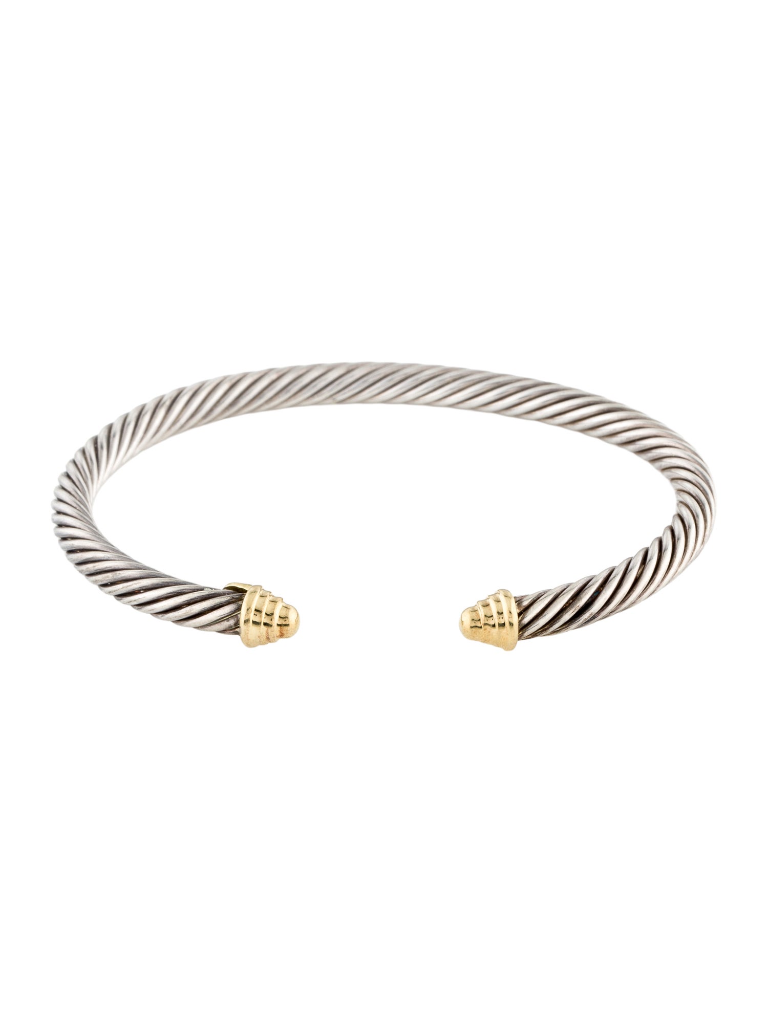 David Yurman Two-Tone Dome Cable Cuff