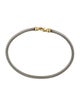 David Yurman Two-Tone Buckle Classic Cable Bracelet