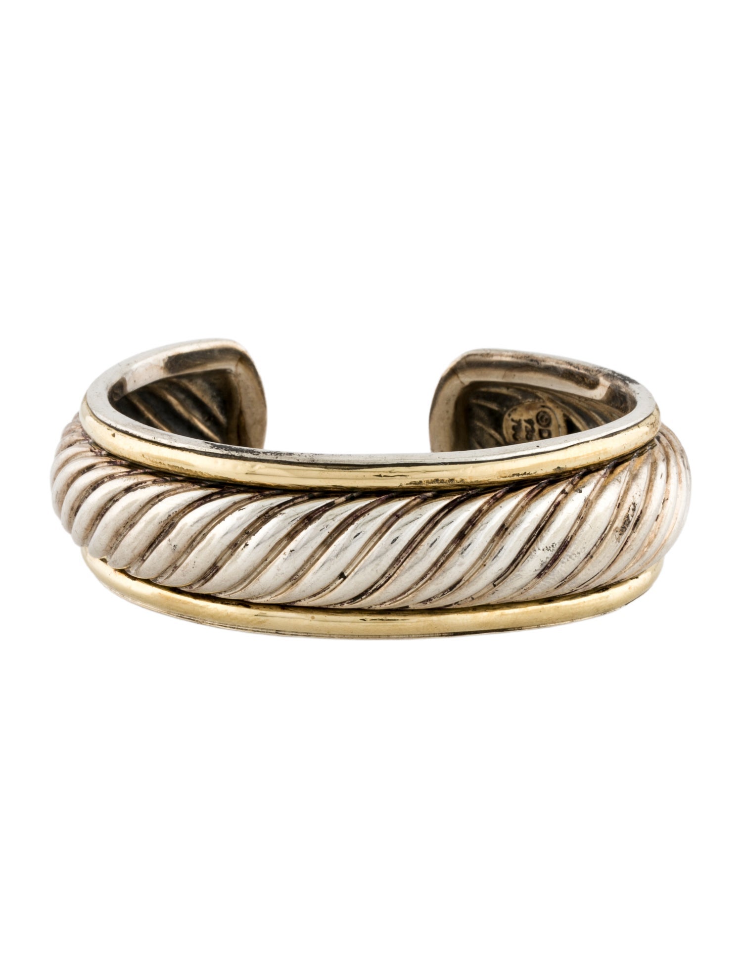David Yurman Two-Tone Cable Cuff