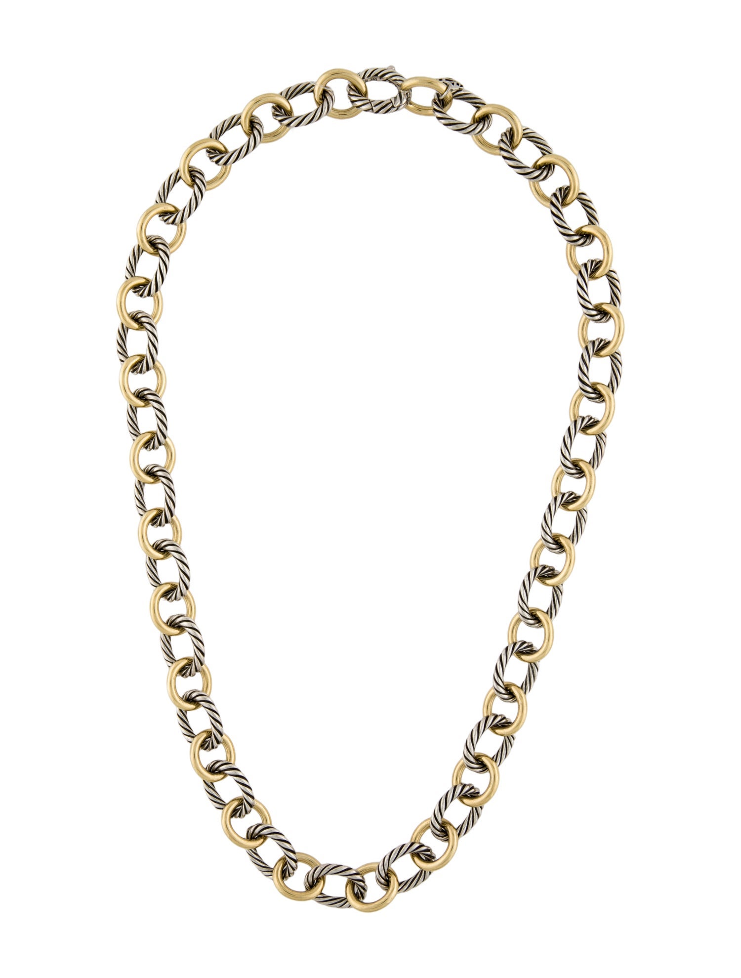 David Yurman Two-Tone Madison Chain Necklace