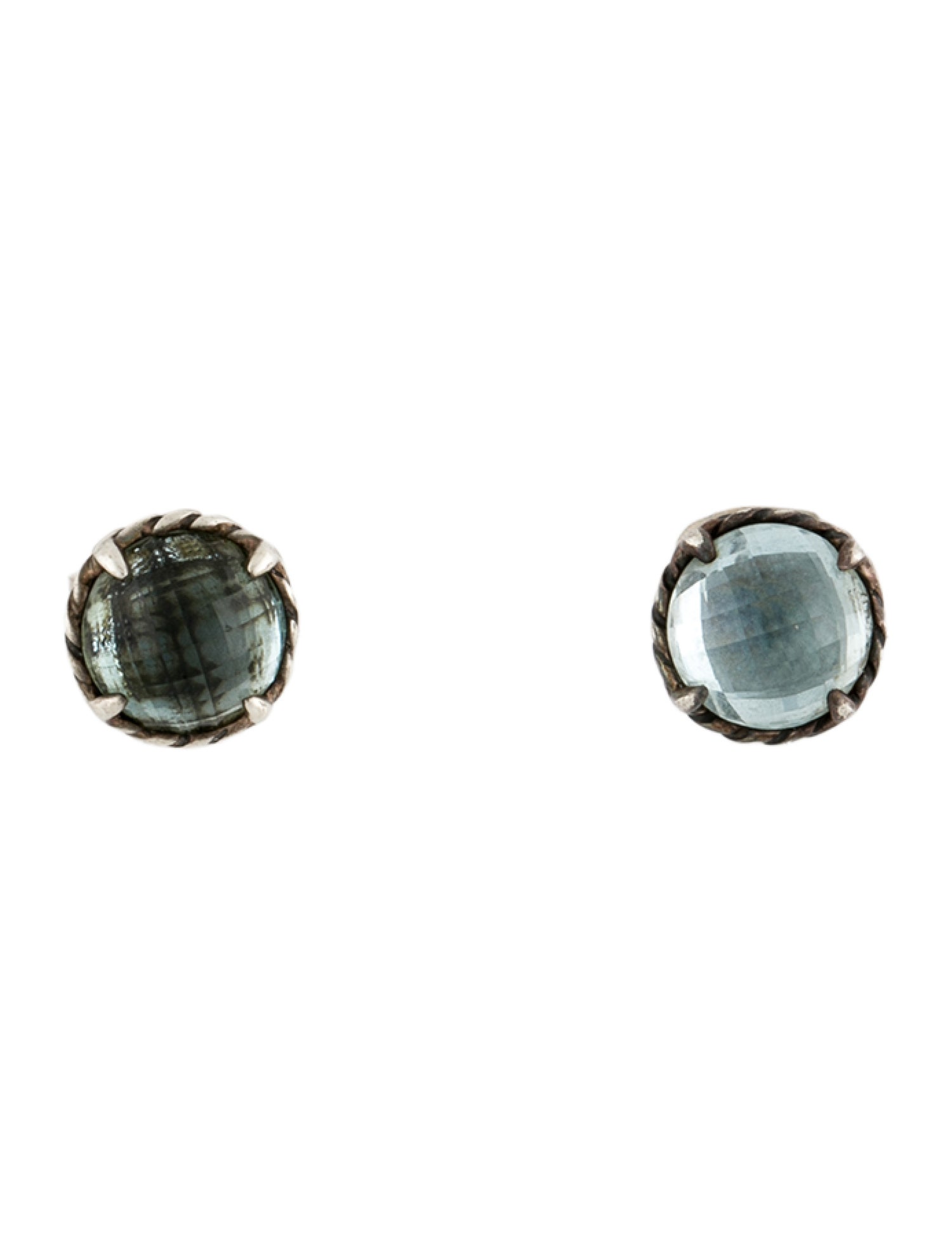 David Yurman Topaz Petite Chatelaine Stud Earrings