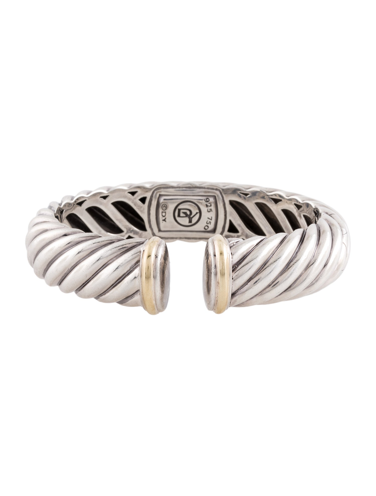 David Yurman Two-Tone Waverly Cuff Bracelet