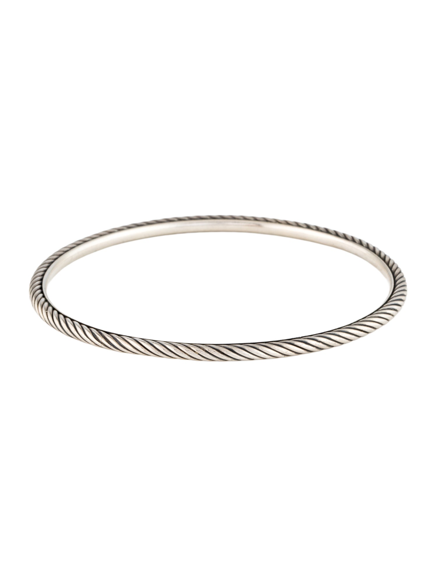 David Yurman Thin Cable Bangle Bracelet