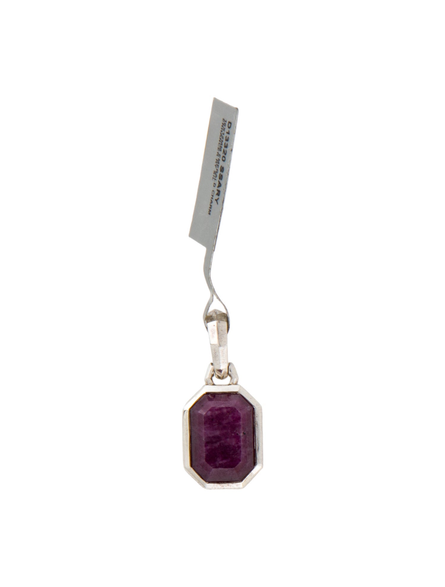 David Yurman Ruby 'Love' Amulet Pendant