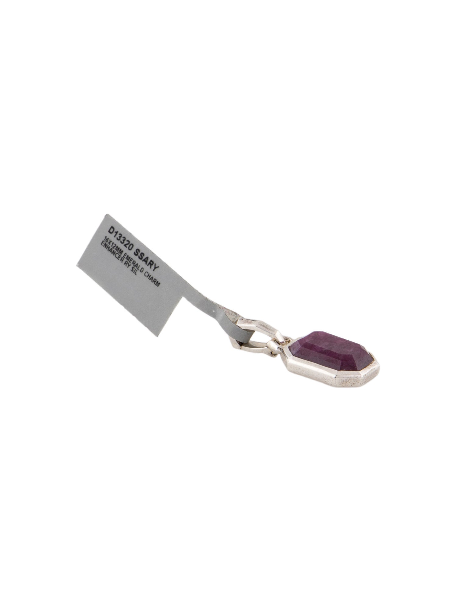 David Yurman Ruby 'Love' Amulet Pendant