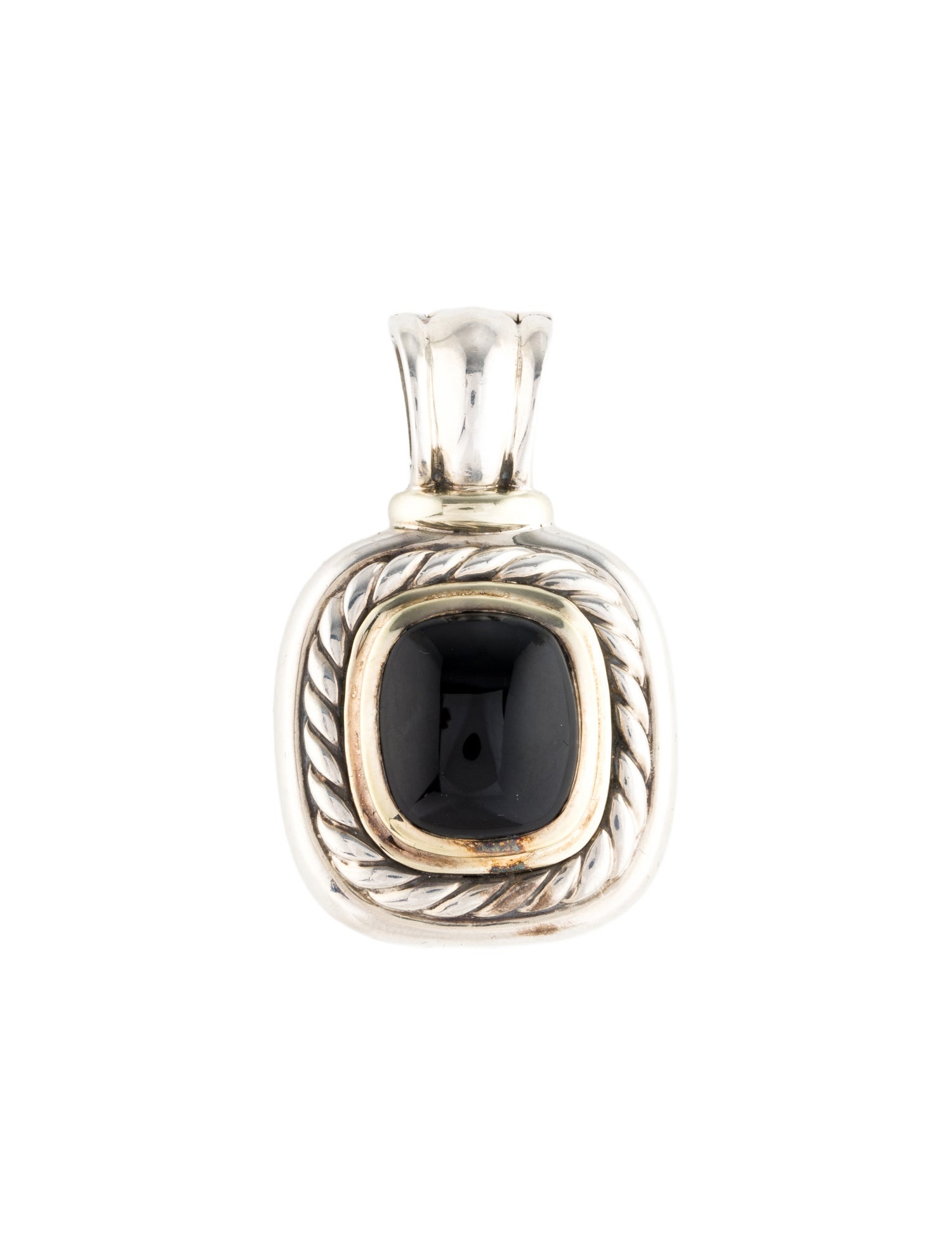 David Yurman Onyx Albion Enhancer Pendant