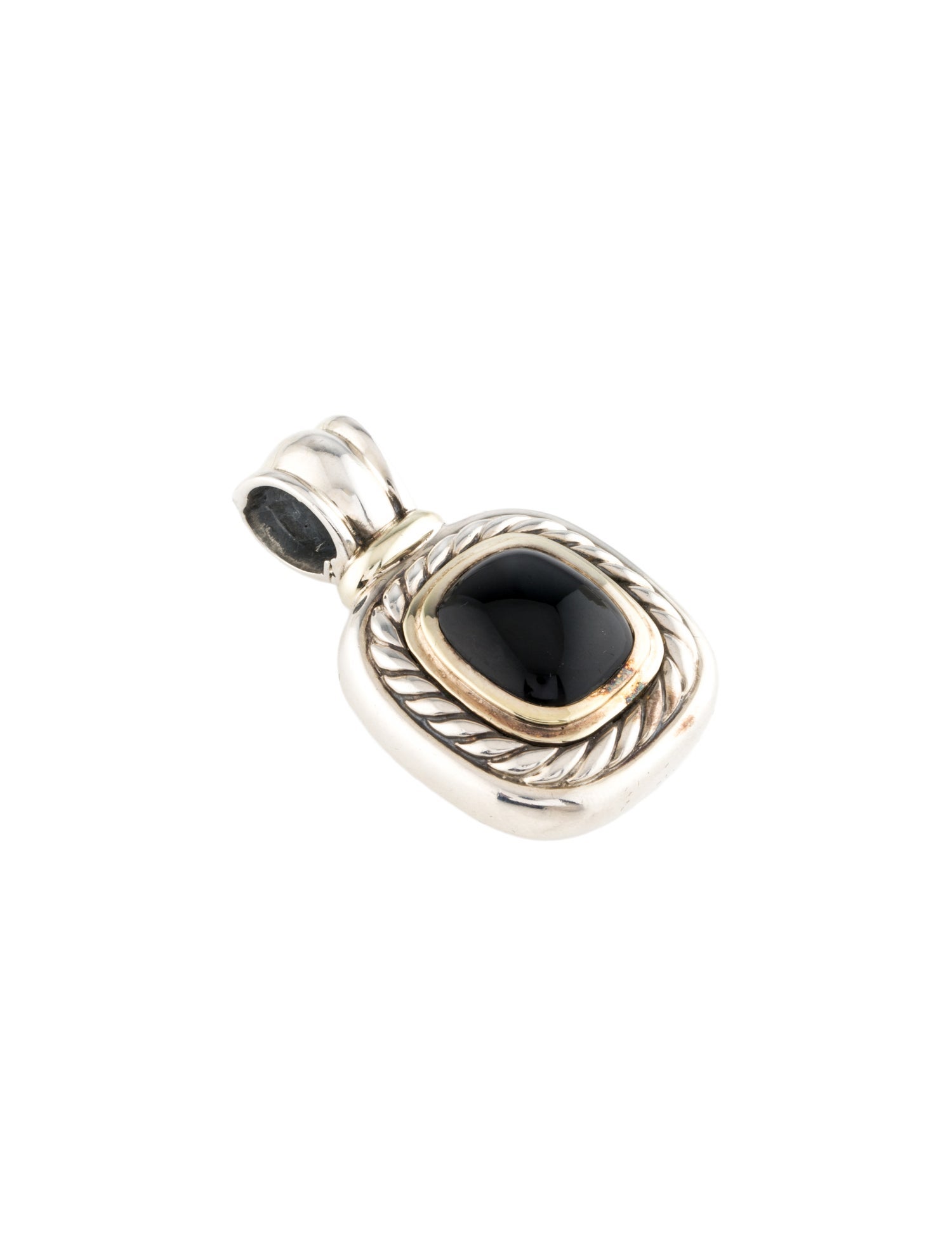 David Yurman Onyx Albion Enhancer Pendant
