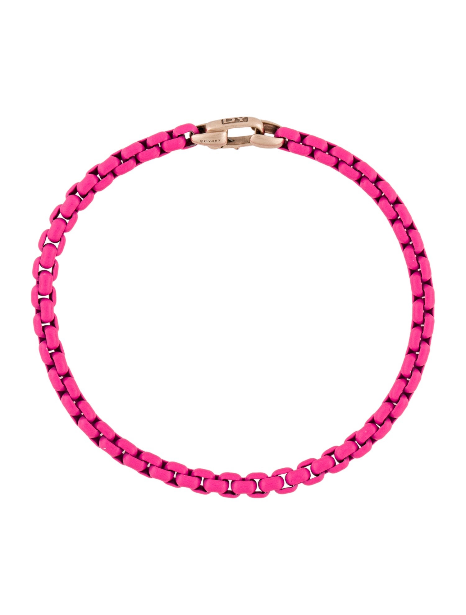 David Yurman DY Bel Aire Color Box Chain Bracelet