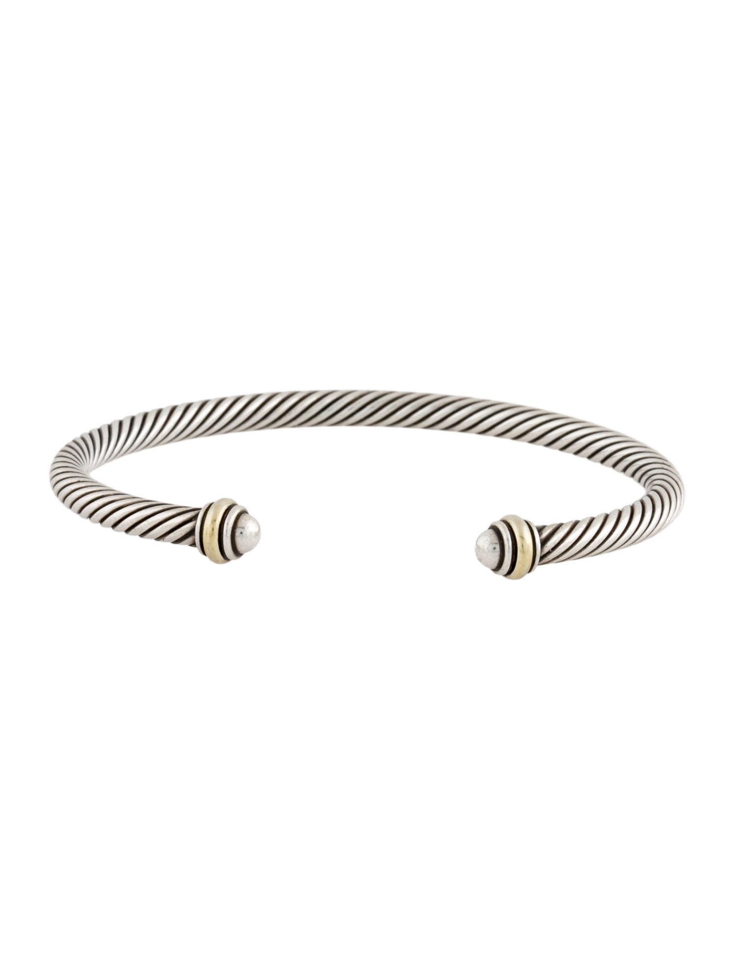 David Yurman Two-Tone Classic Cable Bracelet
