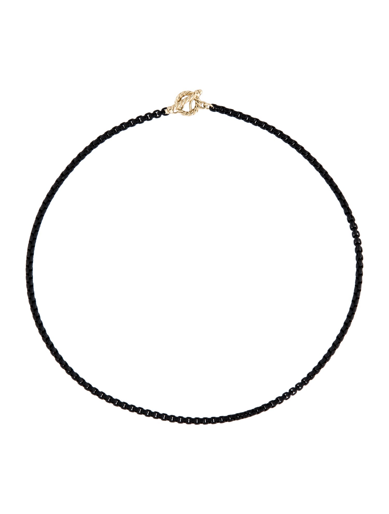 David Yurman Bel Aire Color Box Chain Necklace