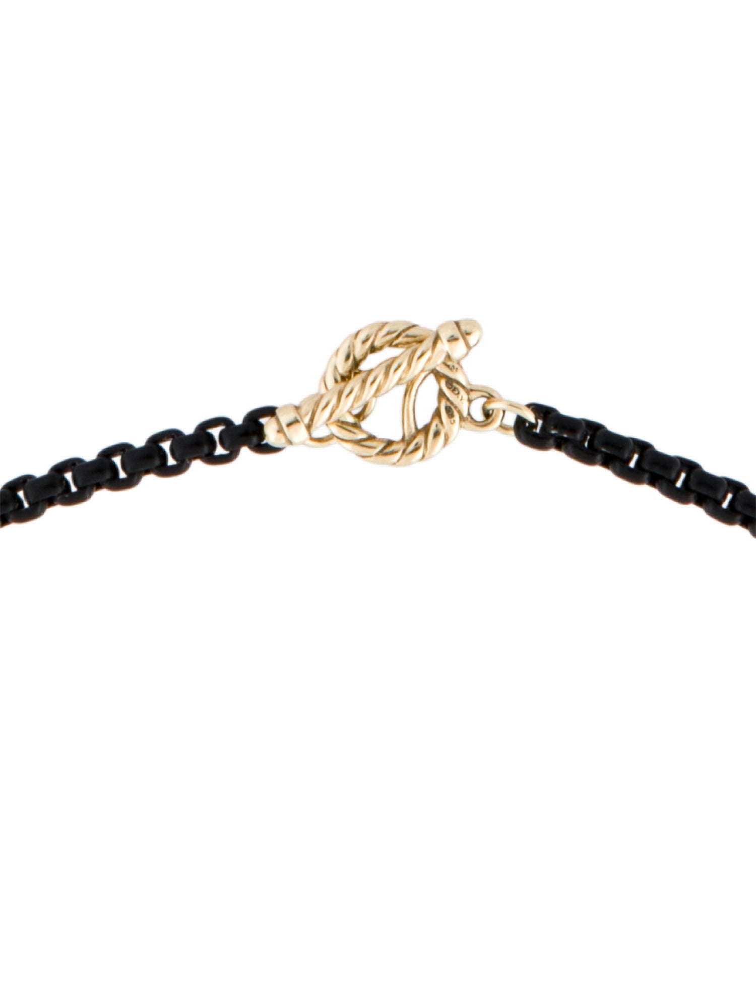 David Yurman Bel Aire Color Box Chain Necklace