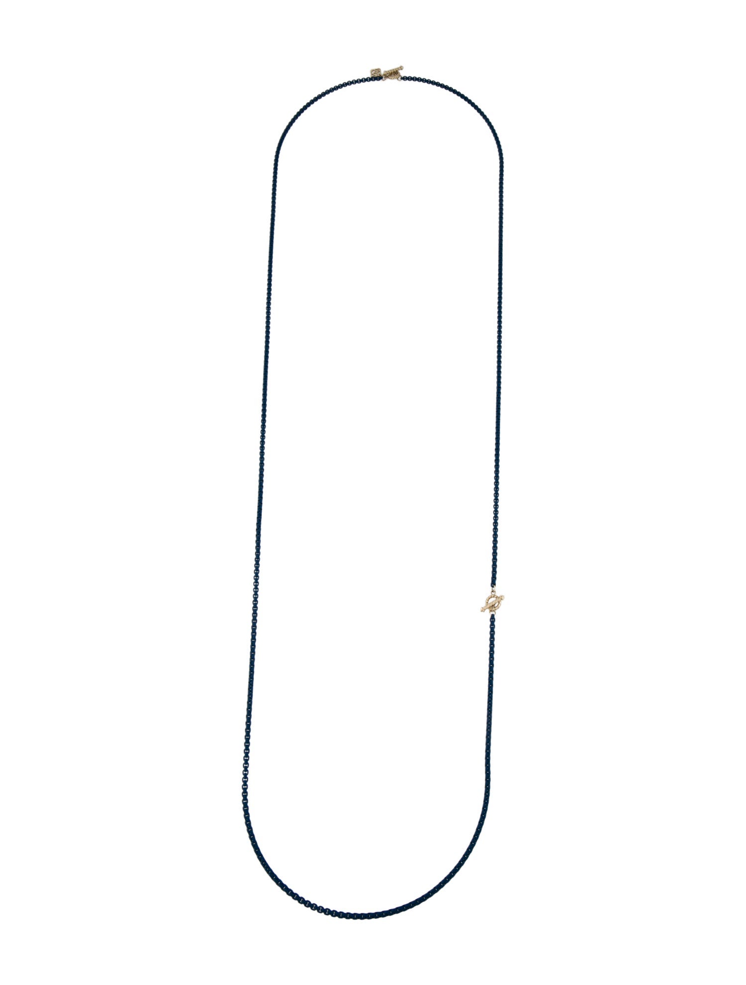 David Yurman Acrylic Bel Air Color Box Chain Convertible Necklace