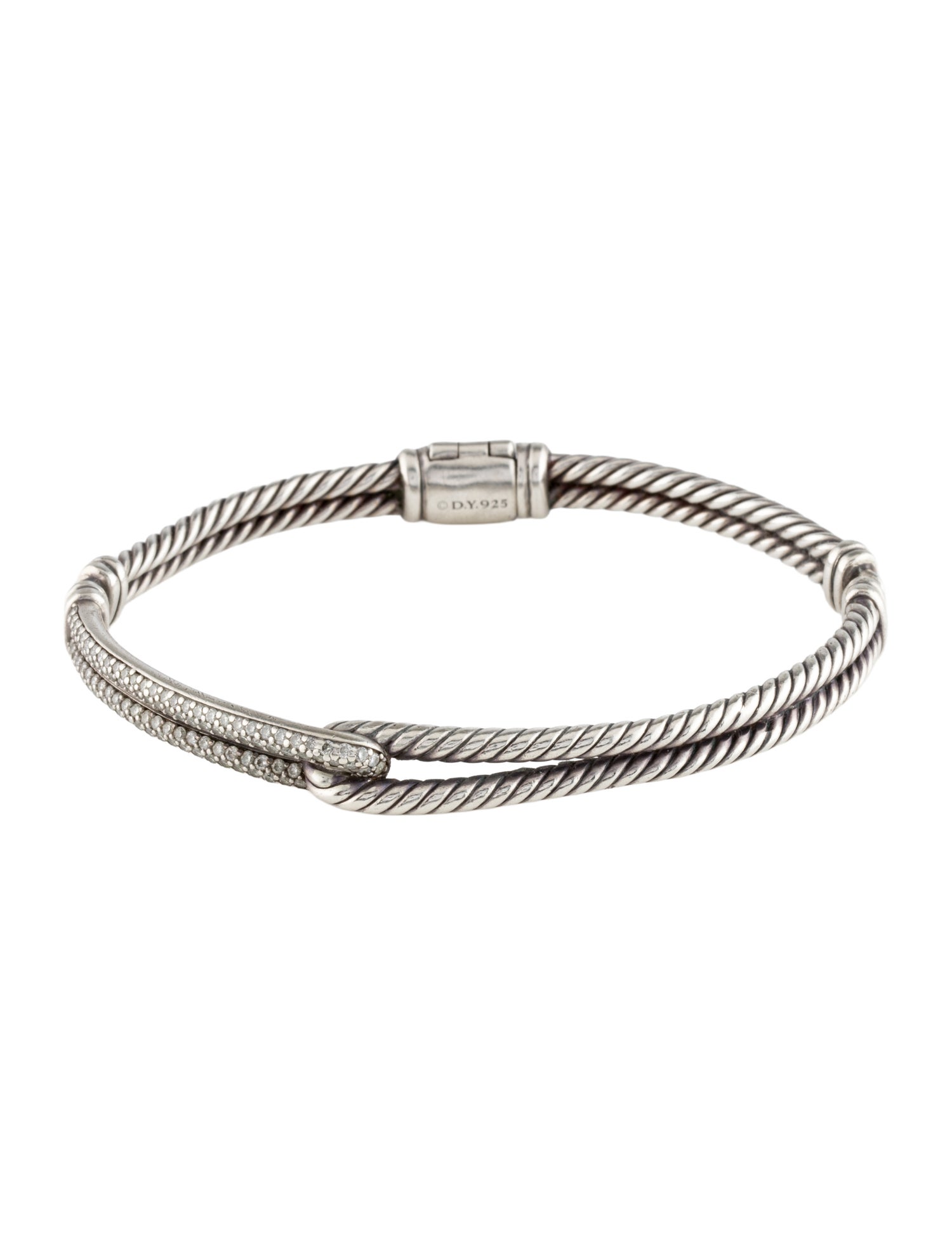 David Yurman Diamond Labyrinth Bangle
