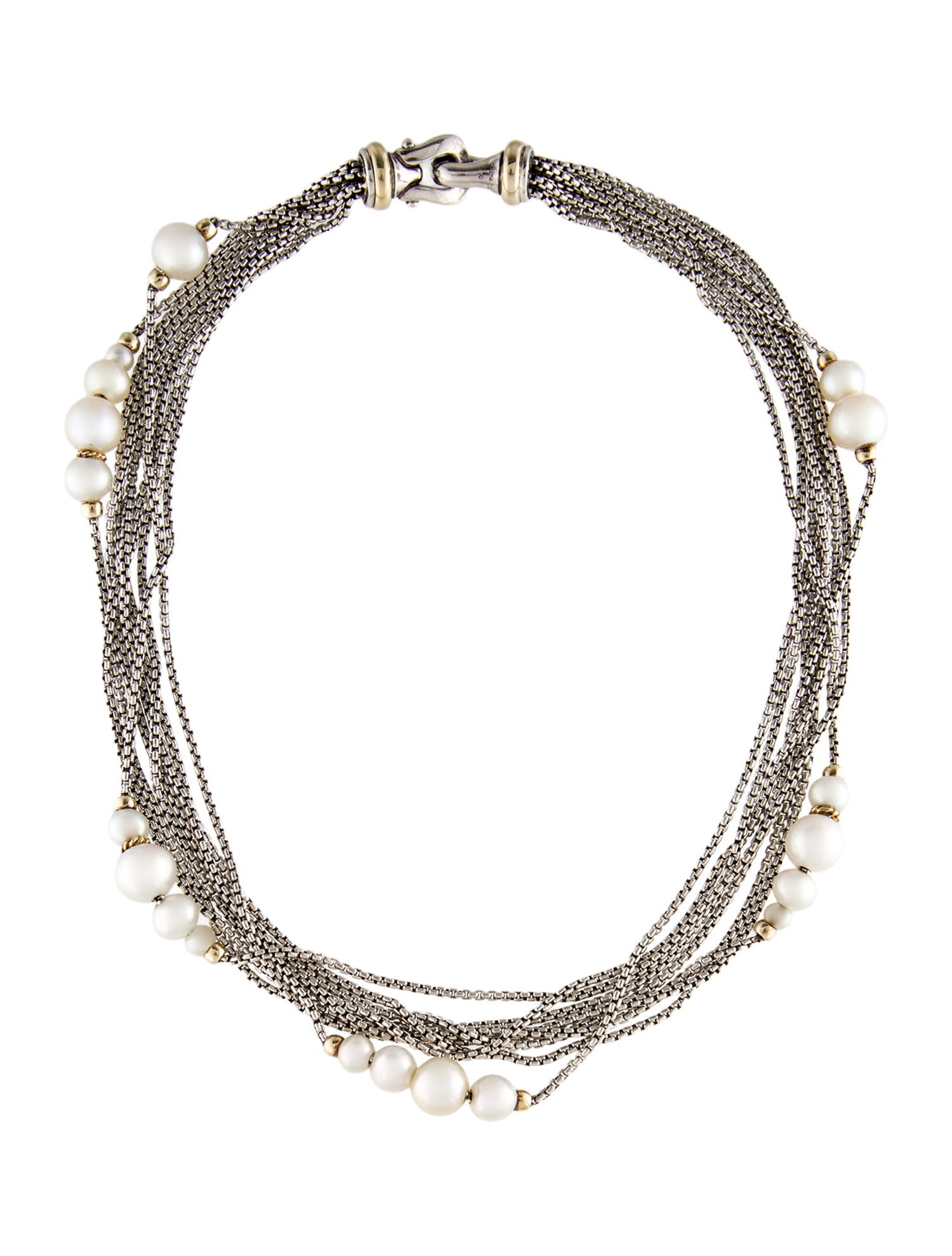 David Yurman Pearl Multistrand Necklace