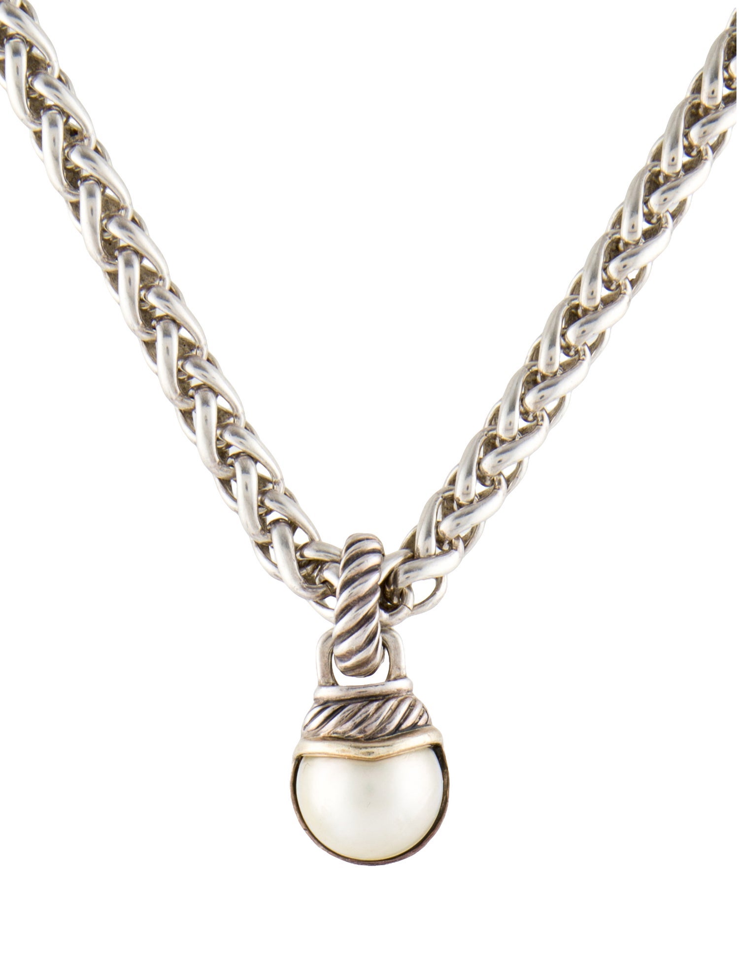 David Yurman Pearl Pendant Necklace