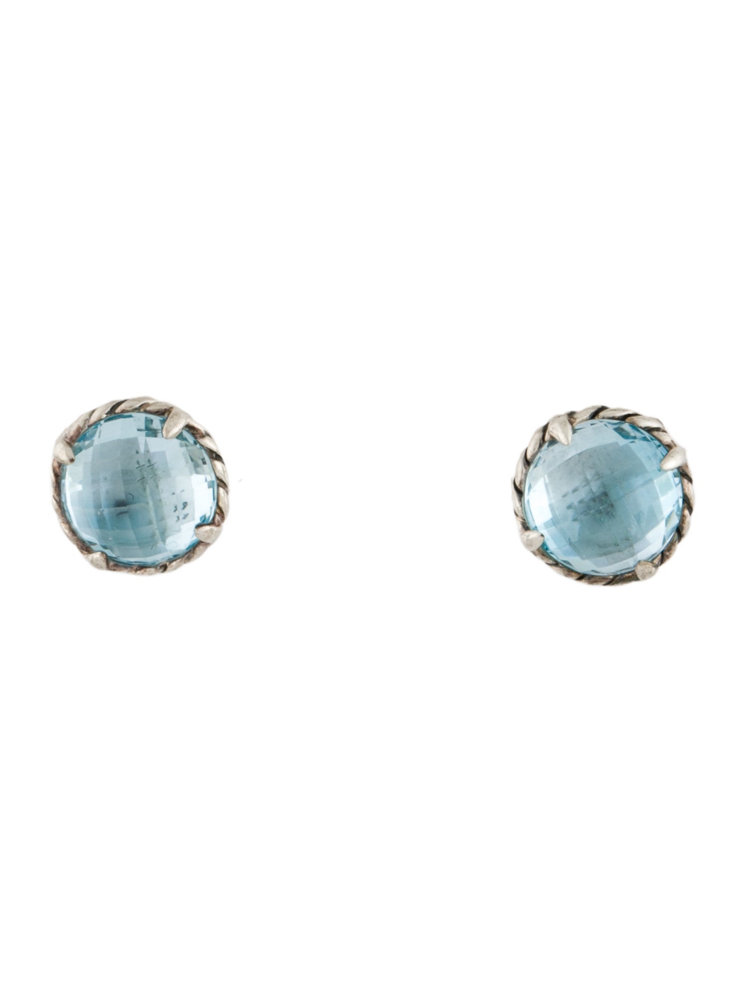 David Yurman Topaz Petite Chatelaine Stud Earrings