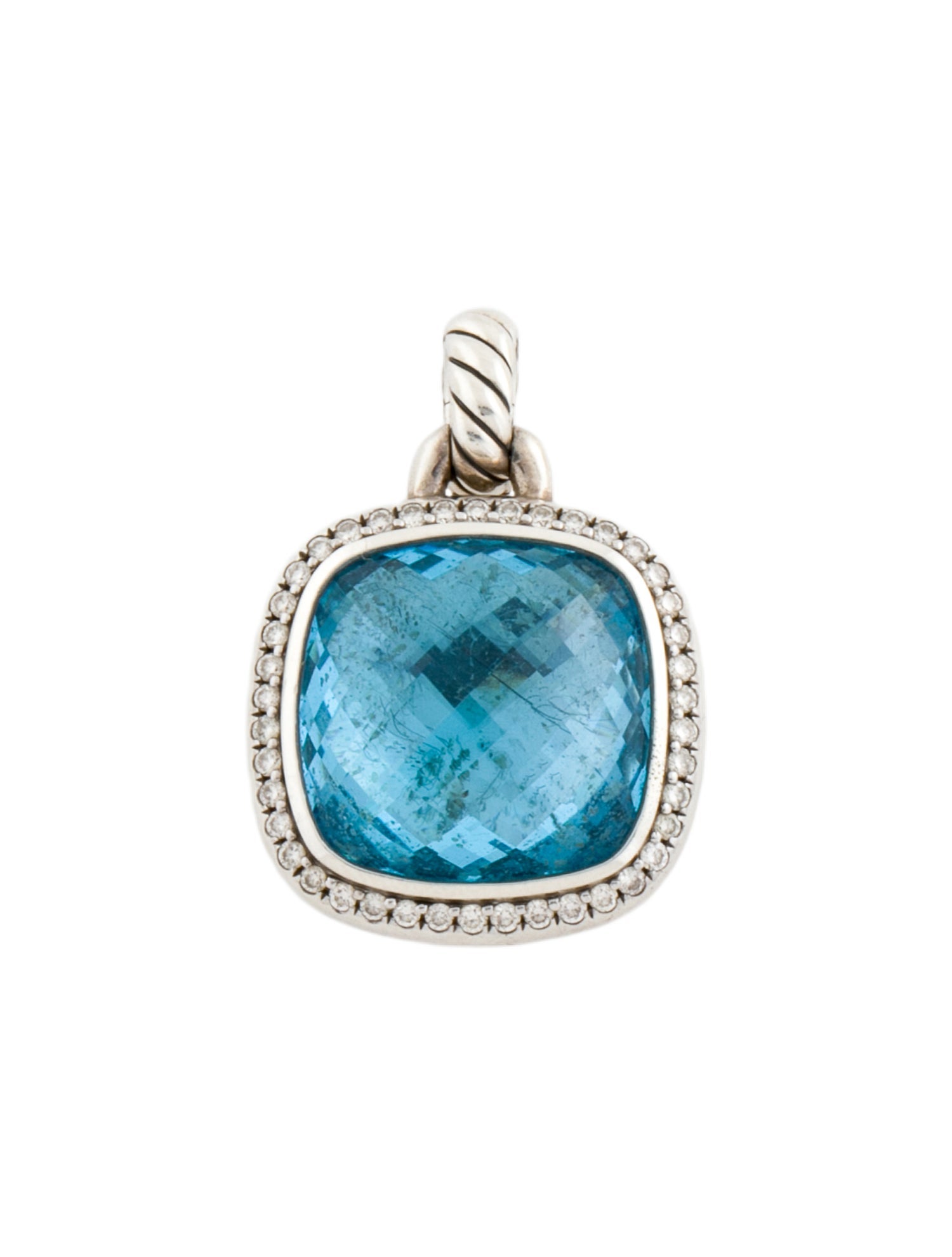 David Yurman Topaz & Diamond Albion® Pendant