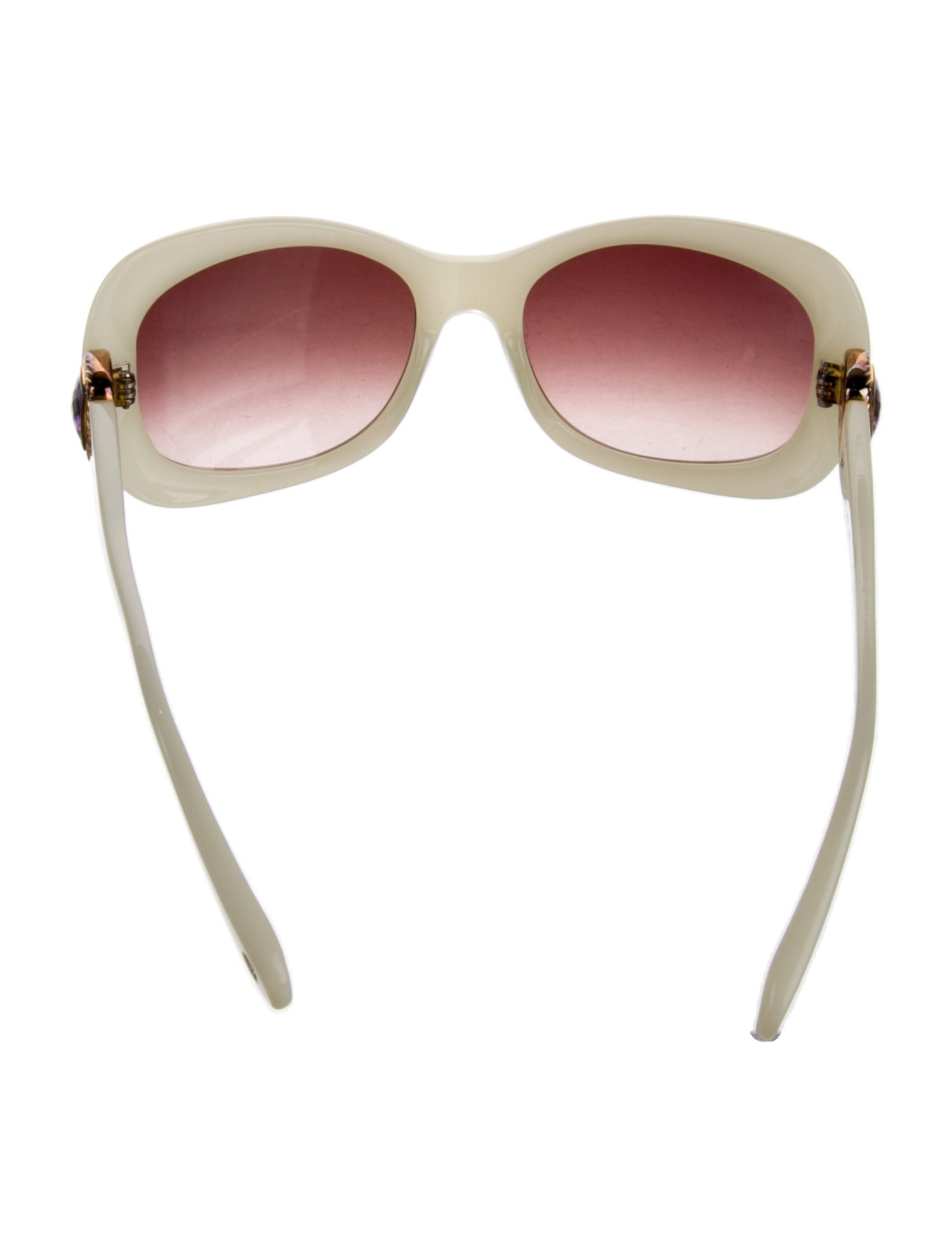 David Yurman Athena 'White Pearl' Cat-Eye Sunglasses