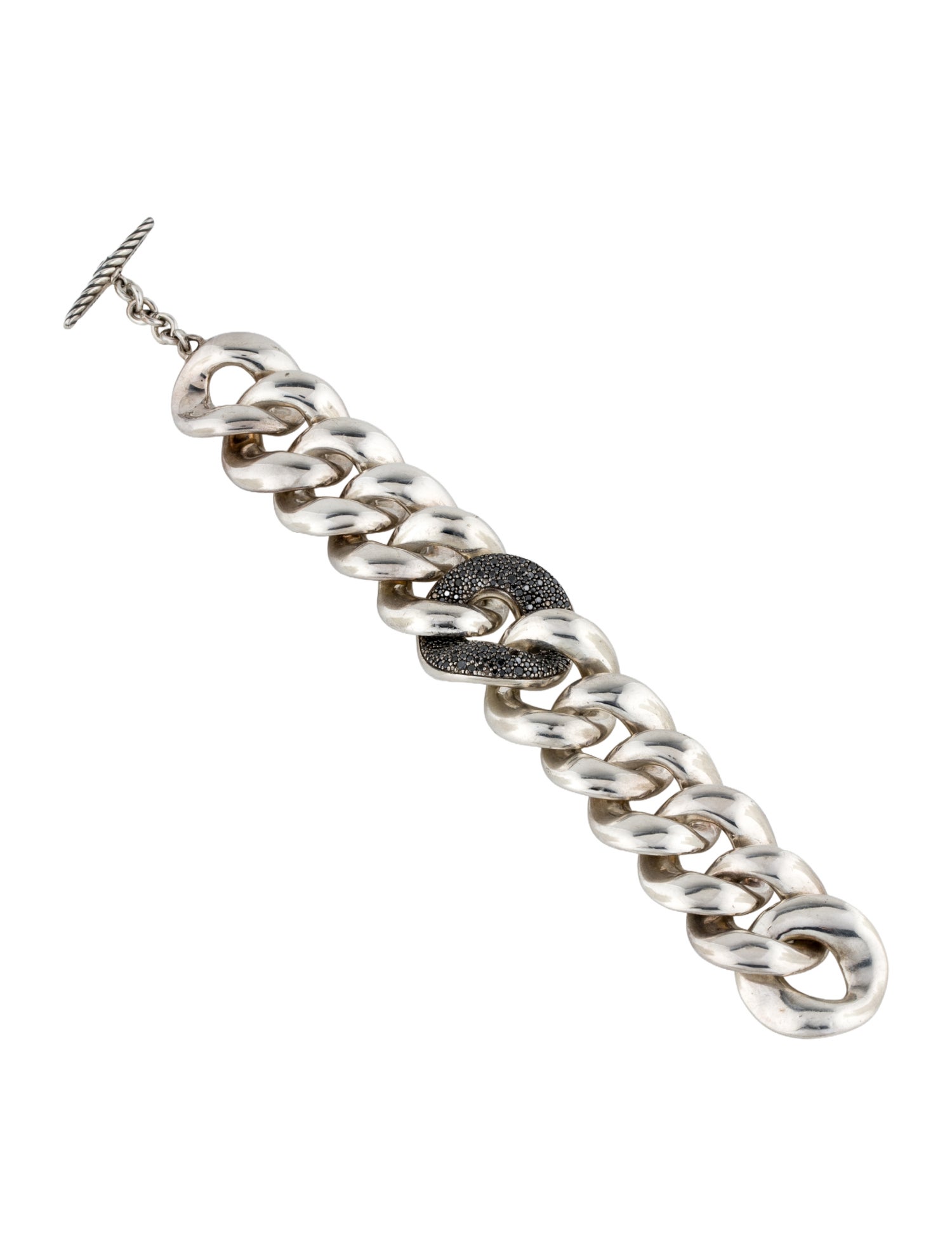 David Yurman Diamond Cordelia Link Bracelet