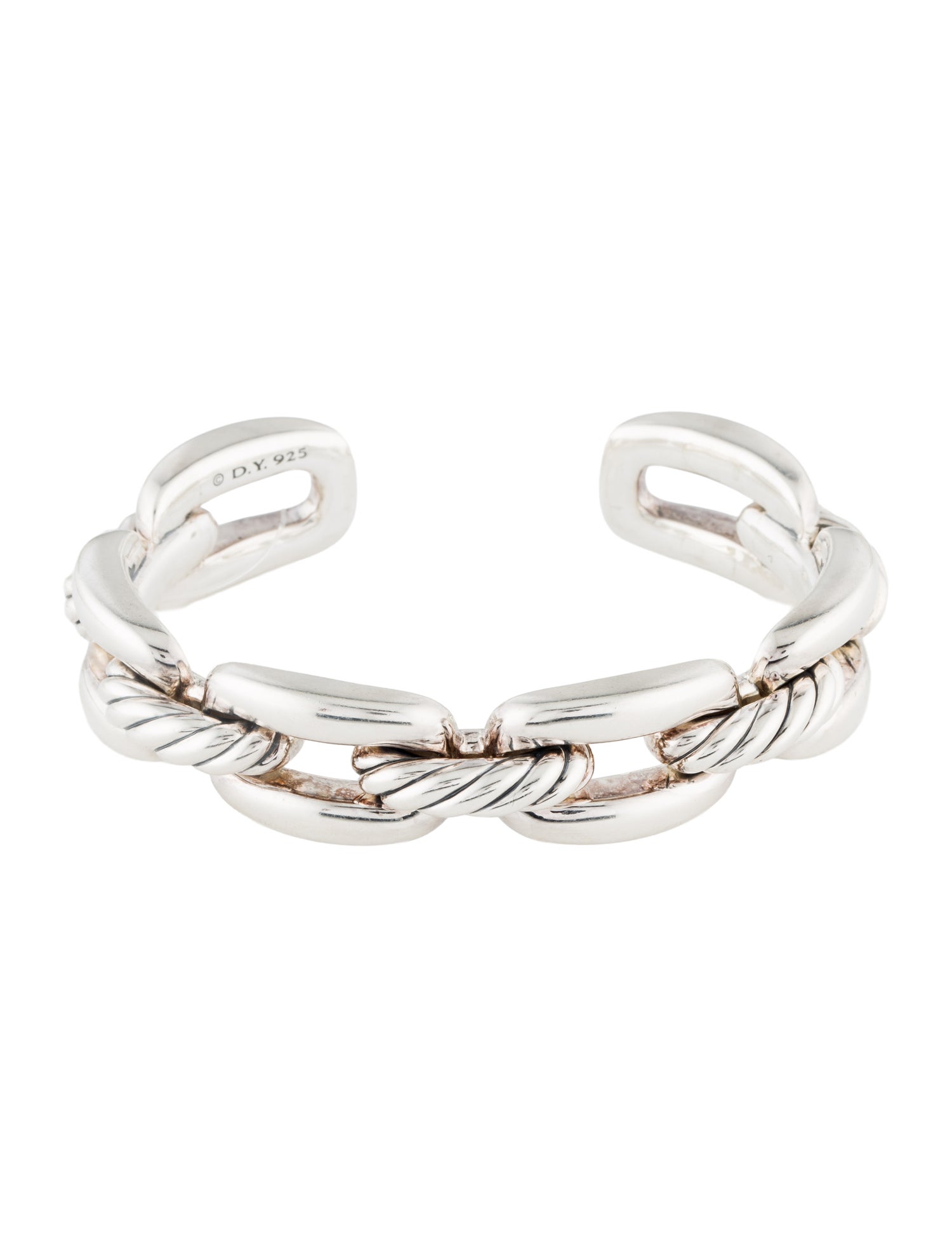 David Yurman Wellesley Chain Link Cuff Bracelet