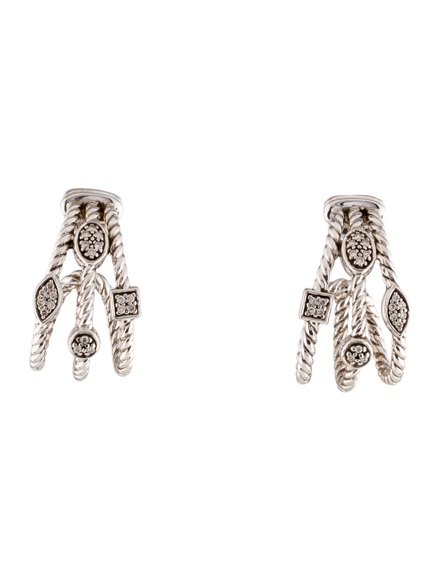 David Yurman Diamond Confetti Earrings