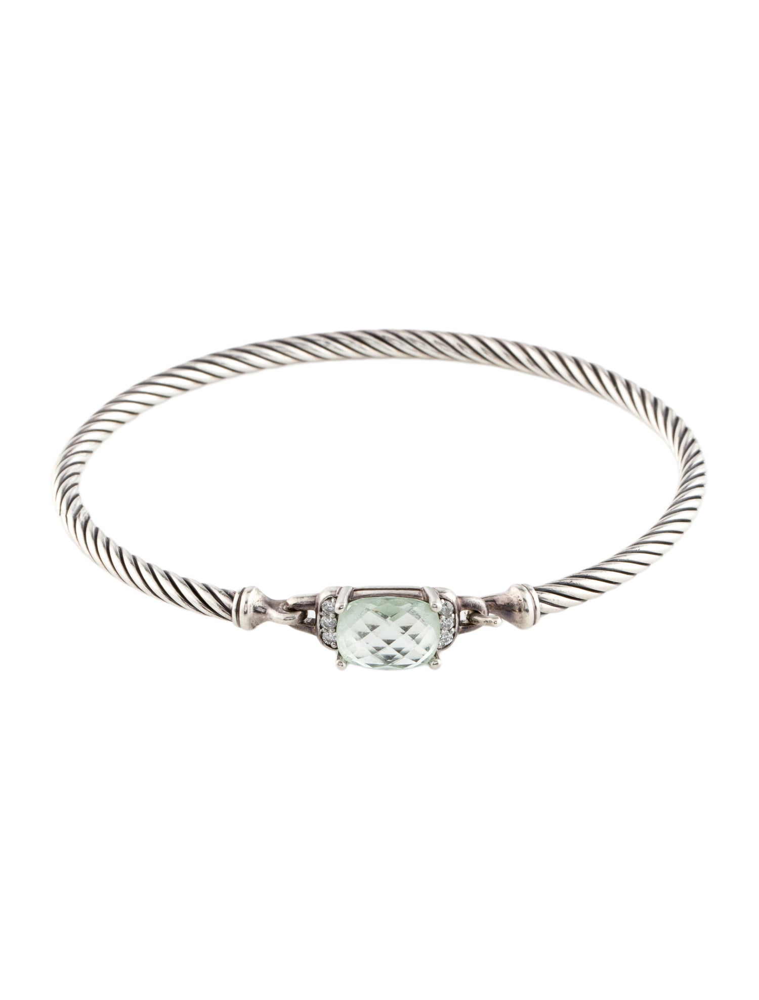 David Yurman Prasiolite & Diamond Châtelaine Bracelet