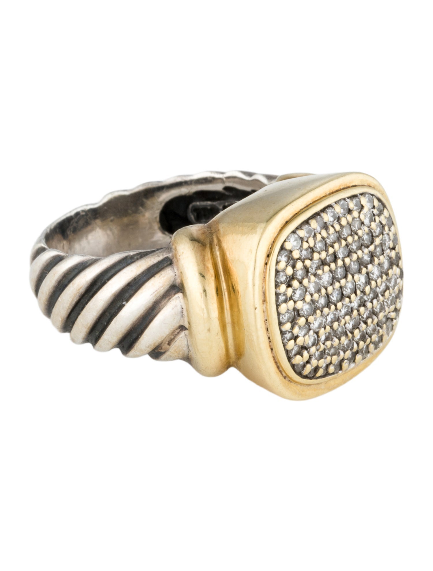David Yurman Diamond Noblesse Cocktail Ring