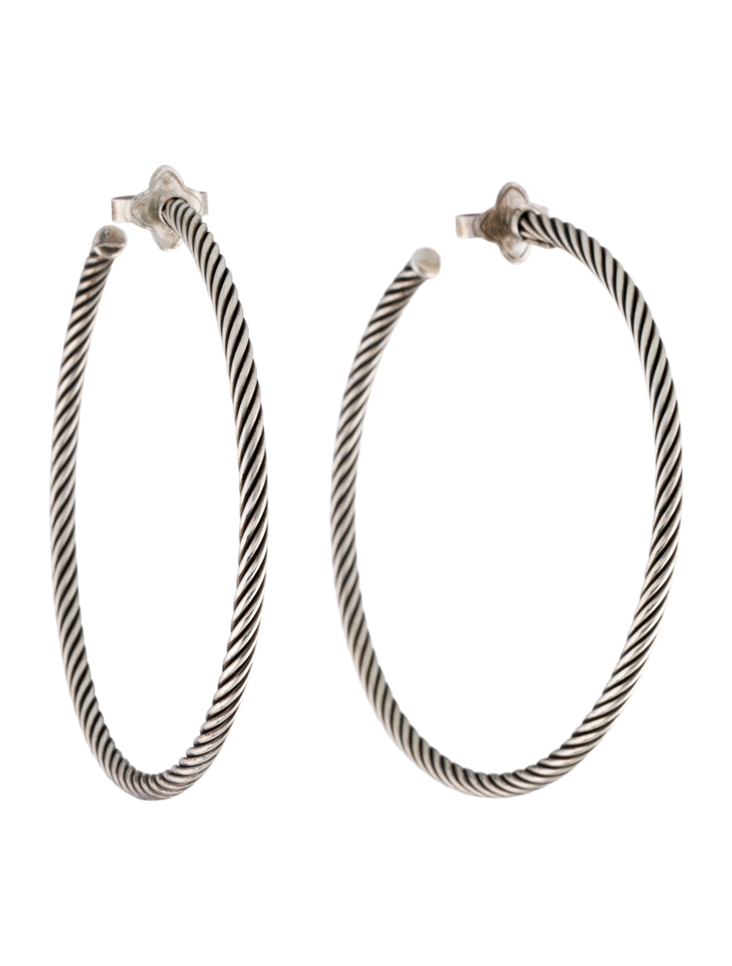 David Yurman Cable Hoop Earrings