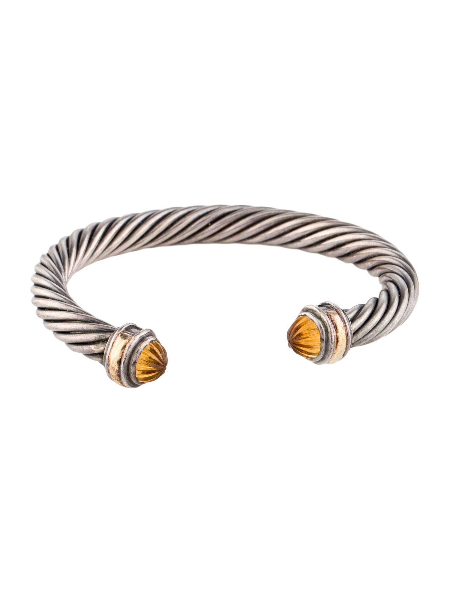 David Yurman Citrine Cable Classic Cuff