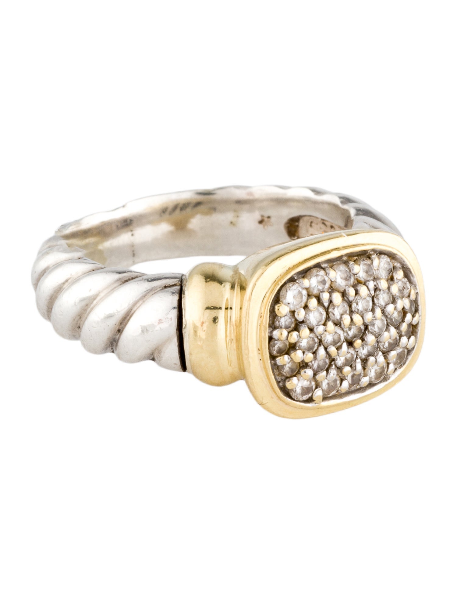 David Yurman Diamond Noblesse Cocktail Ring