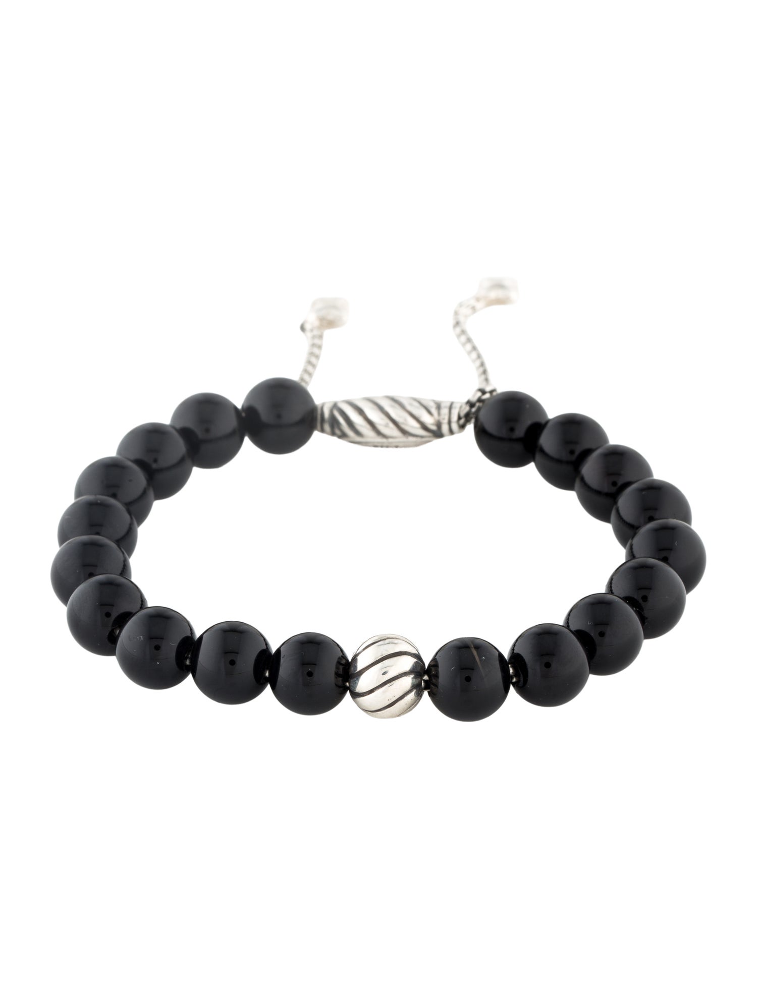 David Yurman Onyx Spiritual Bead Bracelet