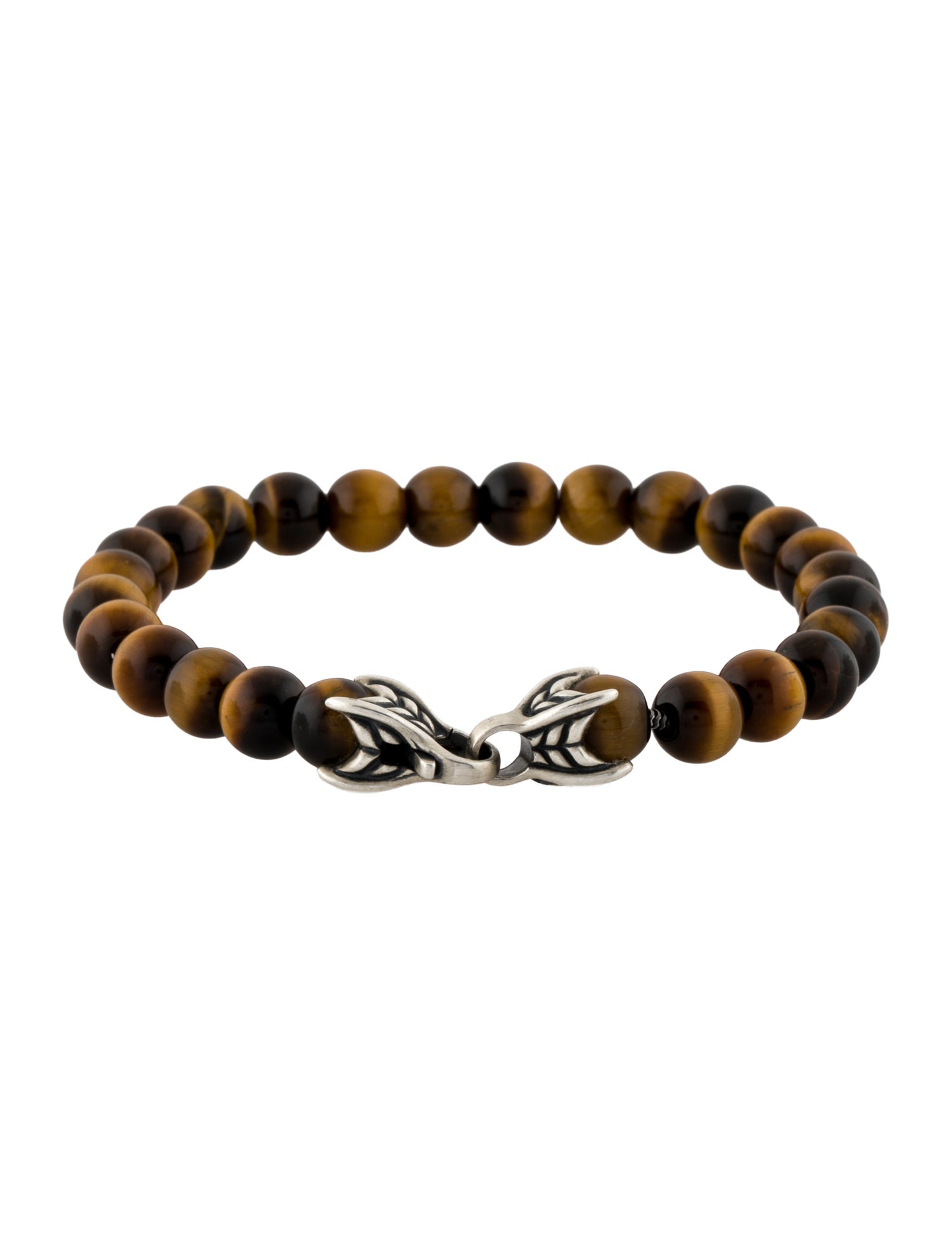 David Yurman Tiger's Eye Quartz Spiritual Beads Bracelet