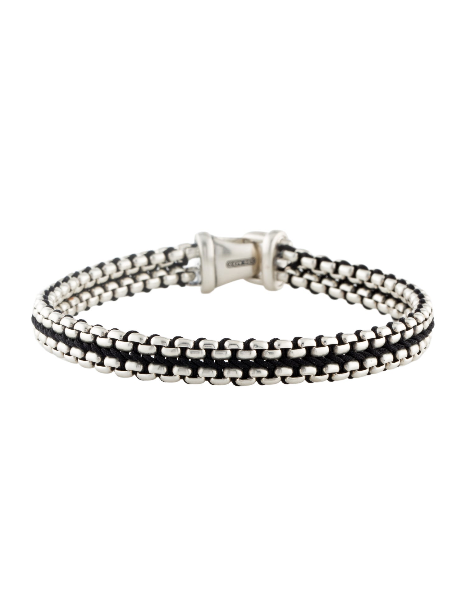 David Yurman Woven Box Chain Bracelet