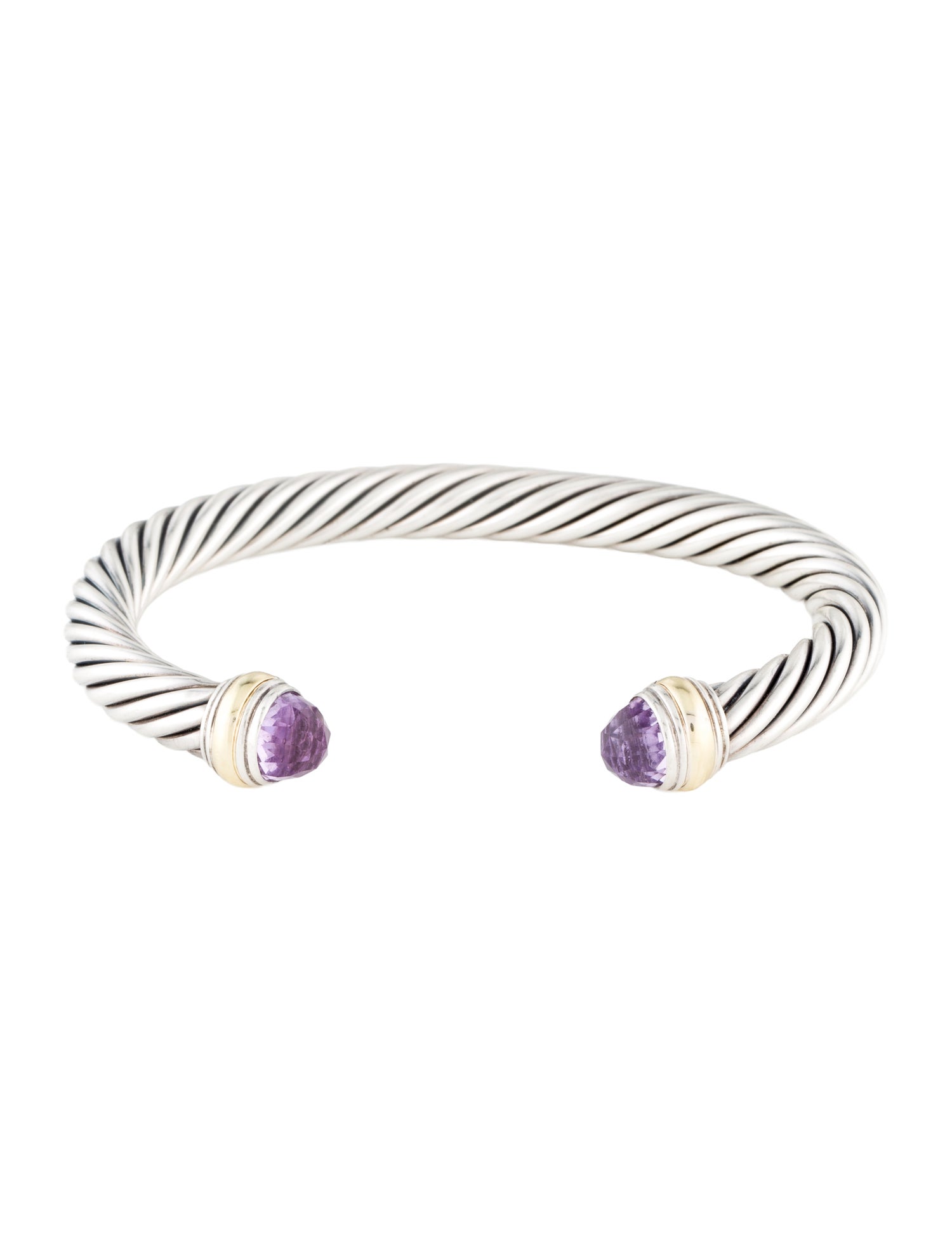 David Yurman Amethyst Cable Classic Cuff