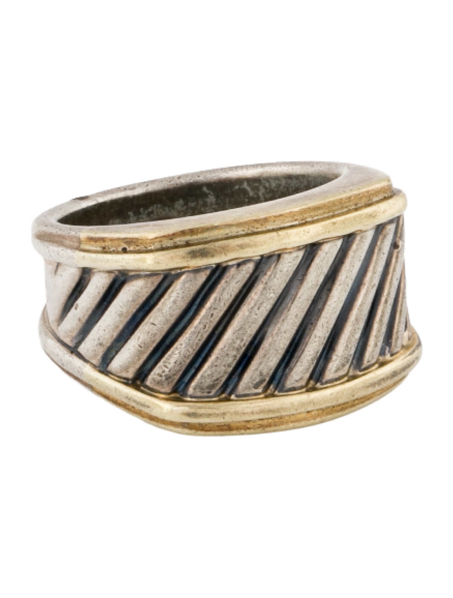 David Yurman Two-Tone Cigar Cable Band