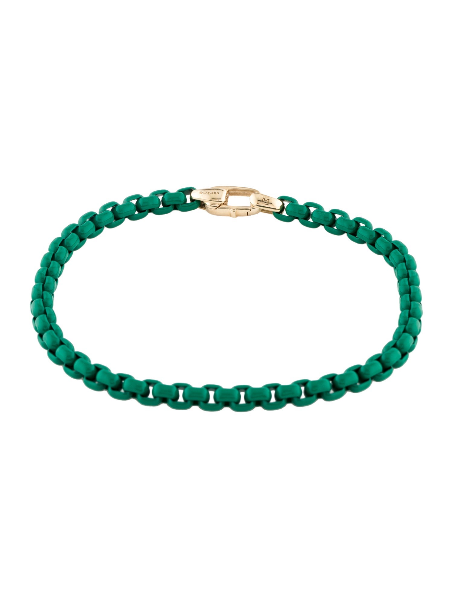 David Yurman DY Bel Aire Color Box Chain Bracelet