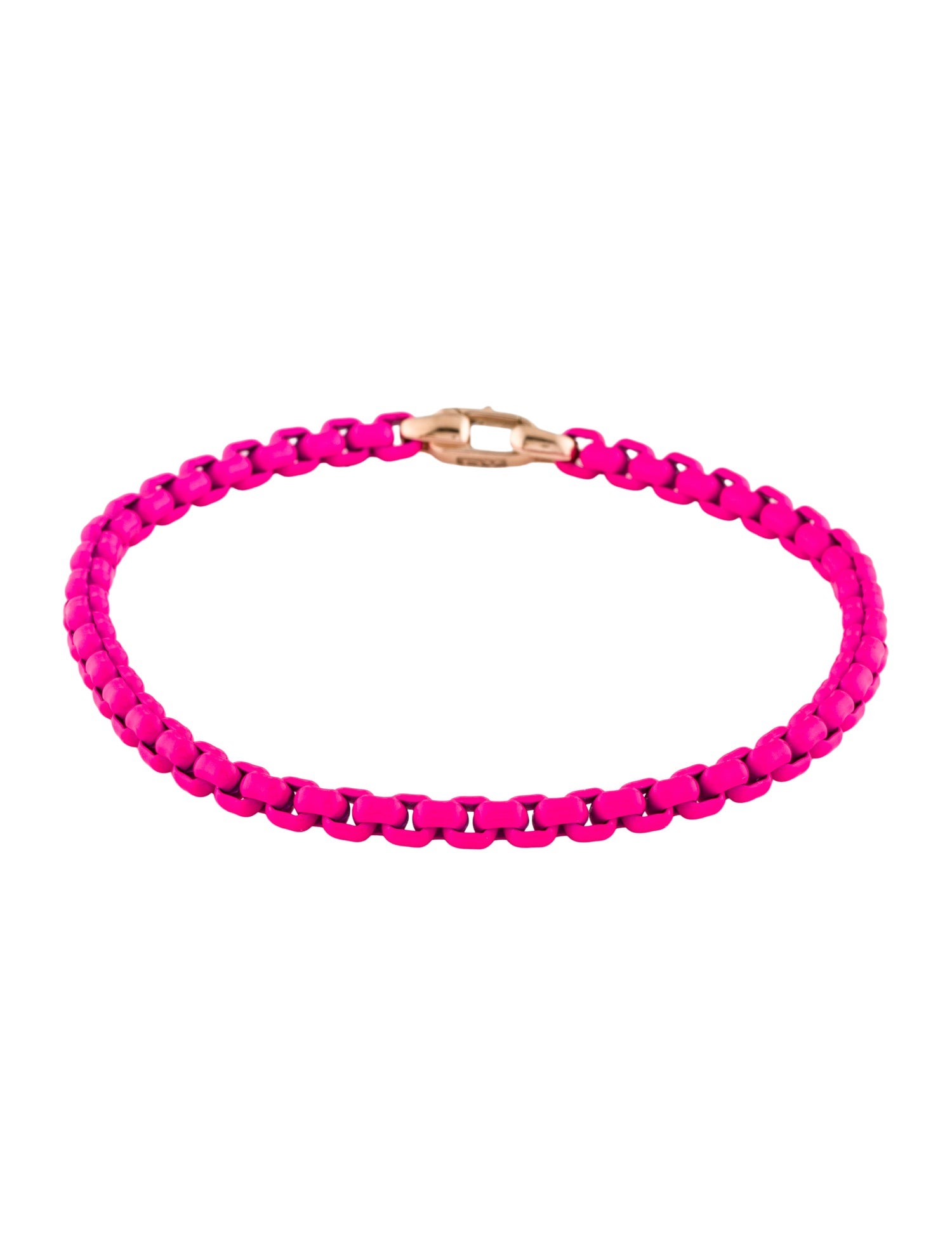 David Yurman 14K Acrylic Bel Aire Chain Bracelet